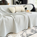 Cooling Textured Sofa Cover Washable Soft Couch Throw Blanket for Summer & Pets