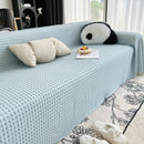 Cooling Textured Sofa Cover Washable Soft Couch Throw Blanket for Summer & Pets