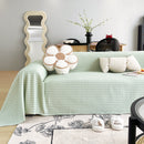 Cooling Textured Sofa Cover Washable Soft Couch Throw Blanket for Summer & Pets