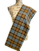 Infinity Scarf - Outlander Clan Fraser Inspired Gray, Brown, Yellow, and Red Cotton Flannel