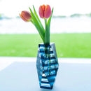stripes Glass Vase - Flower Vase