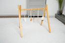 Lilac Wooden Baby Gym | Montessori Infant Play Gym with Hanging Toys