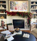 9ft Cedar and Red Berry Garland - Ship by 9/30/2026