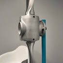 2-Bladed McCauley Cessna 70" Brushed Aluminum Airplane Propeller Wall Display