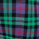 Spearmint Green, Purple, Deep Red and Black Plaid Flannel Infinity or Blanket Scarf