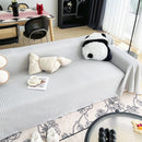 Cooling Textured Sofa Cover Washable Soft Couch Throw Blanket for Summer & Pets