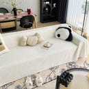 Cooling Textured Sofa Cover Washable Soft Couch Throw Blanket for Summer & Pets