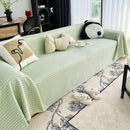 Cooling Textured Sofa Cover Washable Soft Couch Throw Blanket for Summer & Pets