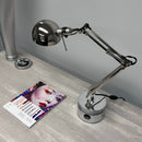 1940's Pratt & Whitney WWII R-2800 Corsair F4U Corsair Airplane Polished Chrome Radial Engine Piston Desk Task Lamp