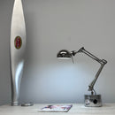 1940's Pratt & Whitney WWII R-2800 Corsair F4U Corsair Airplane Polished Chrome Radial Engine Piston Desk Task Lamp