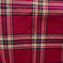 Tartan of Deep Berry Red, Tan and Black Luxe Collection Plaid Infinity and Blanket Scarves
