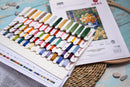 Garden Corner Counted Cross-Stitch Kit by Luca-S BU5056L