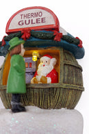 Holiday Coffee Shop. Decor Christmas Village Miniature by Wizardi F07-N1-4-22758A