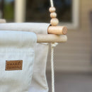 Premium Outdoor High Back Baby & Toddler Swing- Wheat