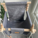 Indoor High Back Baby & Toddler Swing-Gray