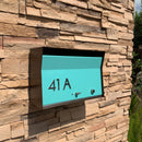 RetroBox Locking Wall Mounted Mailbox in COCONUT