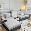 Frost Flower Cooling Silk Fabric Stretch Cushion Cover, Non-Slip Furniture Protector for Kids, Chaise Lounge Cushion Covers