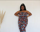 Multi-way Yoga jumpsuit - African print one piece