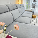 Cooling Stretchy Replacement Couch Cushion Covers for Sectional, Individual Couch Seat Cushion Covers