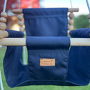 Premium Outdoor High Back Baby & Toddler Swing-Navy