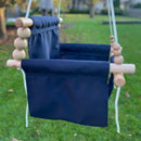 Premium Outdoor High Back Baby & Toddler Swing-Navy