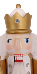 The Staffbearer. Classic Wooden Nutcracker Decoration by Wizardi F07M14-45-N01315B