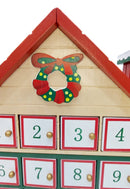 Christmas Cottage Wooden Advent Calendar Wizardi F07M6-17