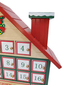 Christmas Cottage Wooden Advent Calendar Wizardi F07M6-17