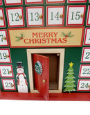 Christmas Cottage Wooden Advent Calendar Wizardi F07M6-17