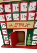 Christmas Cottage Wooden Advent Calendar Wizardi F07M6-17