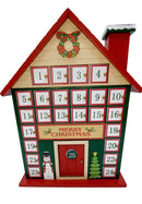 Christmas Cottage Wooden Advent Calendar Wizardi F07M6-17