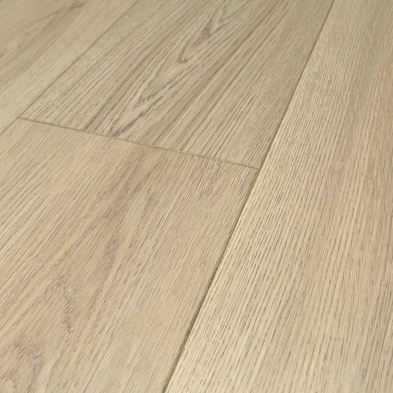 Mansion Aspen Oak EIR 12 mm 9.3"x72" Uniclic HDF AC5 Waterproof Laminate Wood Flooring  - Dekorman Collection angle view