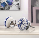 Mascot Hardware Omaha Washed 1-4/7 in. Blue Cabinet Knob (Pack of 10)