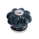 Mascot Hardware Fluted 1-2/3 in. (42mm) Sea Green Drawer Cabinet Knob