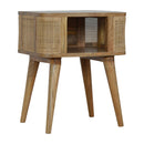 Woven Open Slot Nightstand