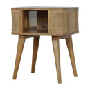 Woven Open Slot Nightstand