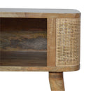 Woven Open Slot Nightstand