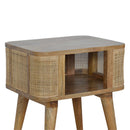 Woven Open Slot Nightstand