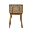 Woven Open Slot Nightstand