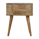 Woven Open Slot Nightstand