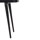 Coolidge Black Rattan Console Table