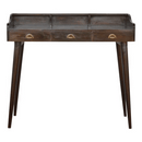 Gallery Back Nordic Writing Desk with 3 Drawers