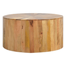 Round Wooden Coffee Table