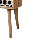 Bone Inlay Scandinavian Style Bedside Table