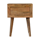 Bone Inlay Scandinavian Style Bedside Table