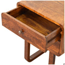 U-Curved Leg Bedside Table