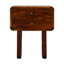U-Curved Leg Bedside Table