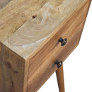 Mini 2 Drawer Oak-ish Bedside