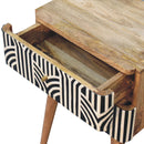 Edessa Bone Inlay Nightsand