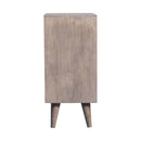 Mini Pineapple Carved Stone Finish Cabinet
